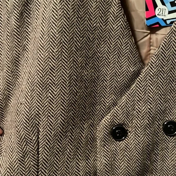 COPY - Wool herringbone vest - Picture 2 of 4